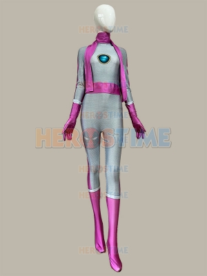 Princess Peach Racer Super Mario Peach Bikesuit Cosplay Costume