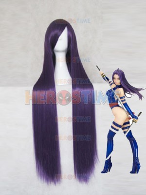 Psylocke Deep Purple Female Long Wig