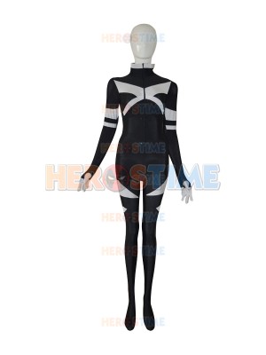 X-men Black & White Custom Superhero Costume