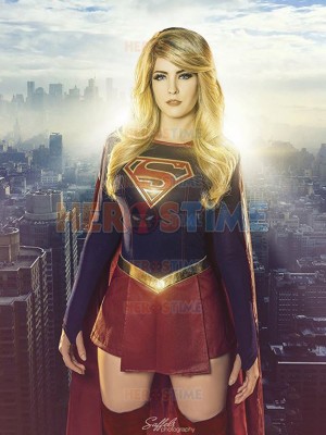 Supergirl Kara DC Comics Superhero Cosplay Costume