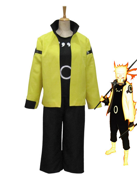 naruto uzumaki naruto nine tails bijuu mode 3rd cosplay costume
