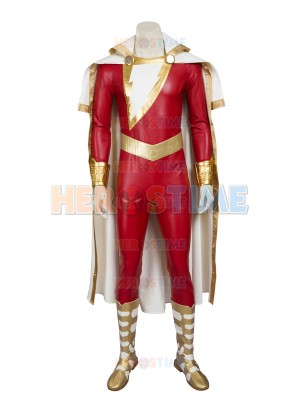Captain-Marvel Shazam Superhero Costume