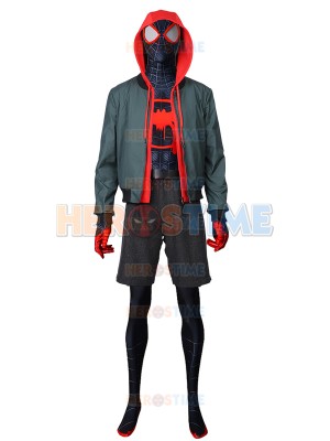 Into the Spider-Verse Costume Miles Morales Deluxe Cosplay Costume