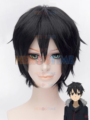 Sword Art Online Kirito Black Short Coslay Wig