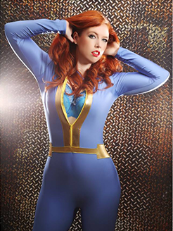 Custom Made Fallout 4 Vault Game Character Spandex Suit