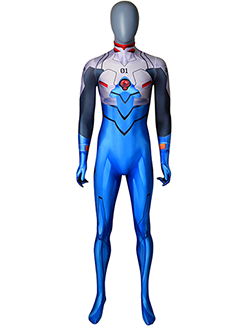 Shinji Ikari Plugsuit Evangelion Dyesub Printing Cosplay Costume