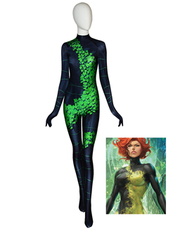 Poison Ivy Suit Birds of Prey Cosplay Costume