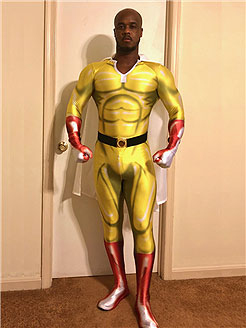 One-Punch Man Dyesub Printing Cosplay Costume