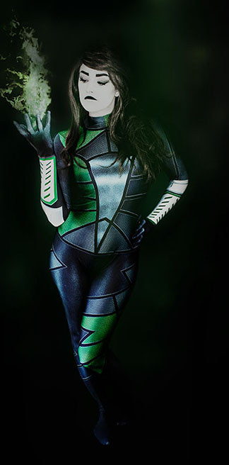 Shego Suit Kim Possible Costume Movie Shego Cosplay Halloween Costume