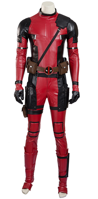 2017 Deluxe Deadpool Superhero Cosplay Costume