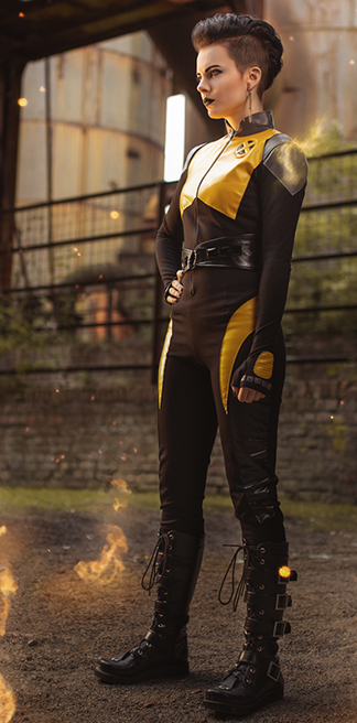 Deluxe Negasonic Teenage Warhead Movie Deadpool 2 Cosplay Costume