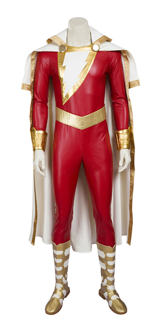 Captain-Marvel Shazam Superhero Costume