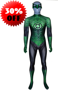 Newest Green Lantern Crops Movie Cosplay Costume