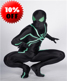 Shiny Spandex Big Time Spider Suit PS4 Games Costume