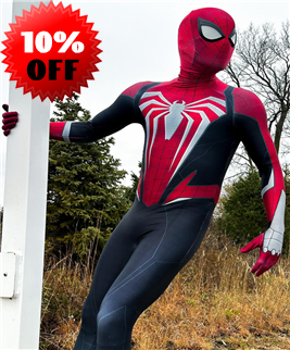 PS5 Advanced Black Suit Spider Cosplay Costume