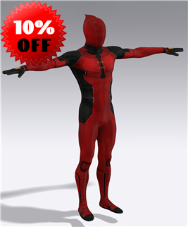 Deadpool 3 Movie Version Cosplay Costume