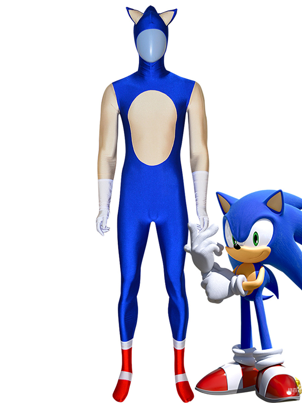 Sonic The Hedgehog Costume Halloween Cosplay Costume