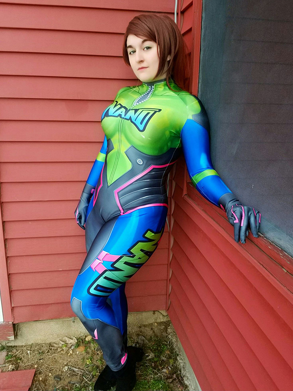 NANO MECH D.Va Costume Overwatch Printed Costume