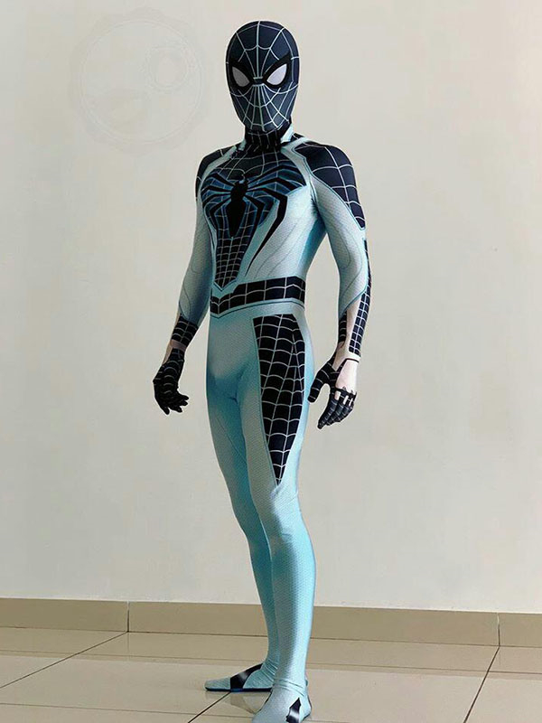 Spider-Man Negative Suit PS4 Spiderman Cosplay Costume