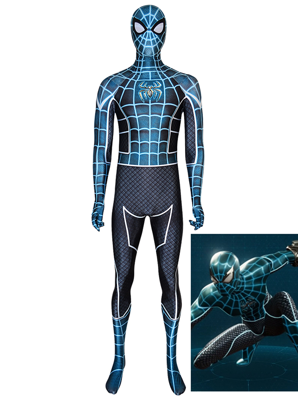 Fear Itself PS4 Spider-Man Costume Halloween Cosplay Suit 3D Printed