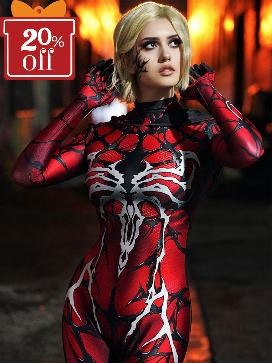 Carnage queen Mary Jane Venom Carnage Custom Cosplay Costume