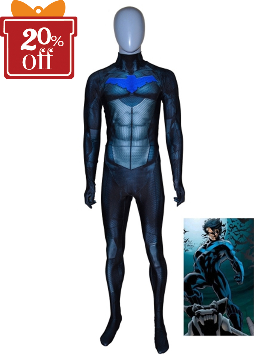 Nightwing Costume DC Comics Halloween Superhero Costume