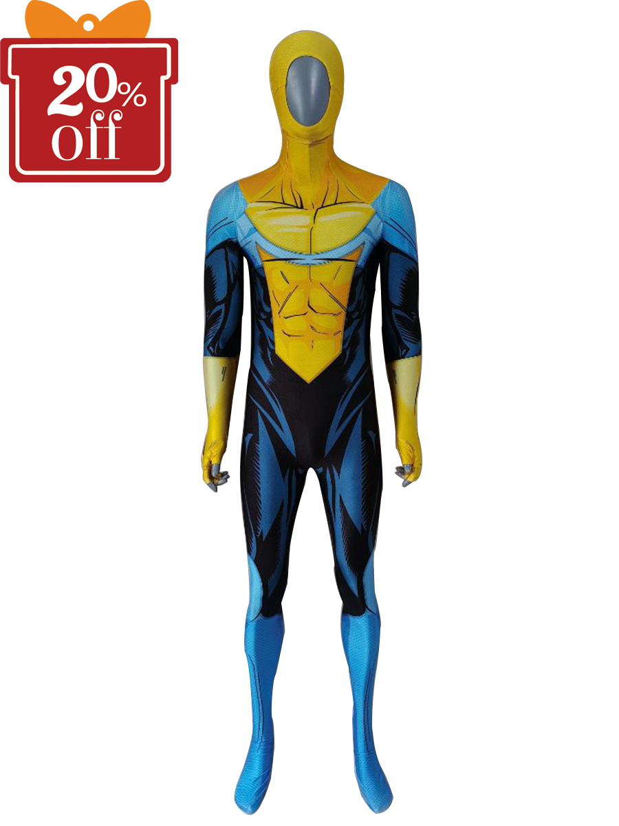 Invincible Cartoon Shade Cosplay Costume