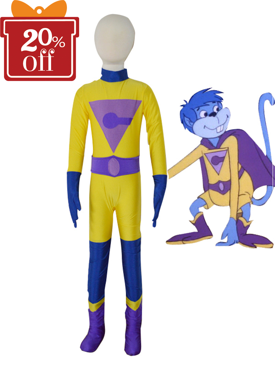 Kids Gleek Super Friends Wonder Twins Superhero Costume