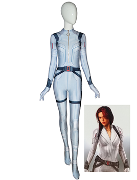 Black Widow Costume White Suit 2020 Movie Superhero Costume