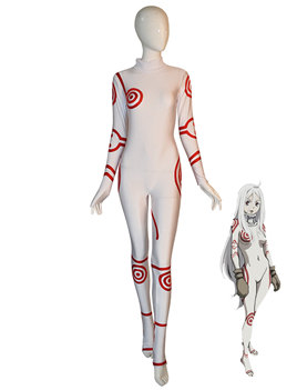 Shiro Suit Deadman Wonderland Cosplay Costume