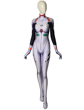 Rei Ayanami Evangelion Dyesub Printing Cosplay Plugsuit