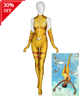 DC Comics Vixen Suit Superhero Cosplay Costume